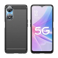 Калъф-Techsuit - Carbon Silicone - Oppo A58 5G / A78 5G - Black