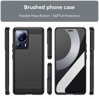 Калъф-Techsuit - Carbon Silicone - Xiaomi 13 Lite - Black