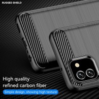 Калъф-Techsuit - Carbon Silicone - Samsung Galaxy A04e / M04 - Black