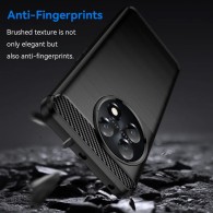 Калъф-Techsuit - Carbon Silicone - OnePlus 11 - Black