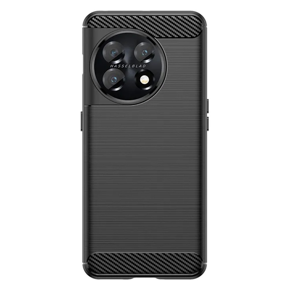 Калъф-Techsuit - Carbon Silicone - OnePlus 11 - Black