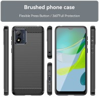 Калъф-Techsuit - Carbon Silicone - Motorola Moto E13 - Black