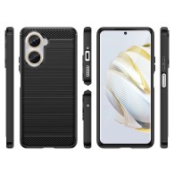 Калъф-Techsuit - Carbon Silicone - Huawei nova 10 SE - Black