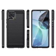 Калъф-Techsuit - Carbon Silicone - Motorola Moto G72 - Black