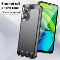 Калъф-Techsuit - Carbon Silicone - Xiaomi Redmi 10 5G - Black