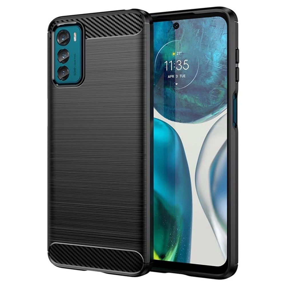 Калъф-Techsuit - Carbon Silicone - Motorola Moto G42 - Black