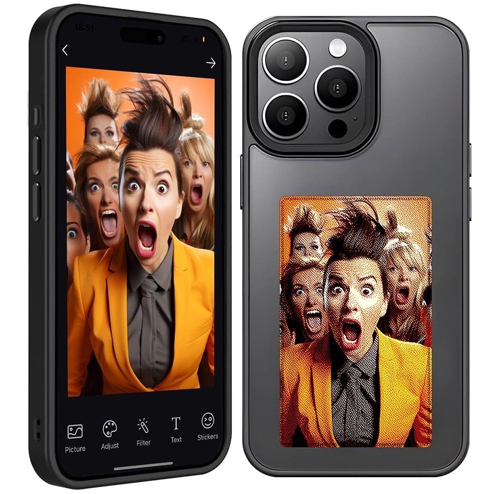 Калъф-Techsuit - SmartScreen NFC - iPhone 15 Pro - Black