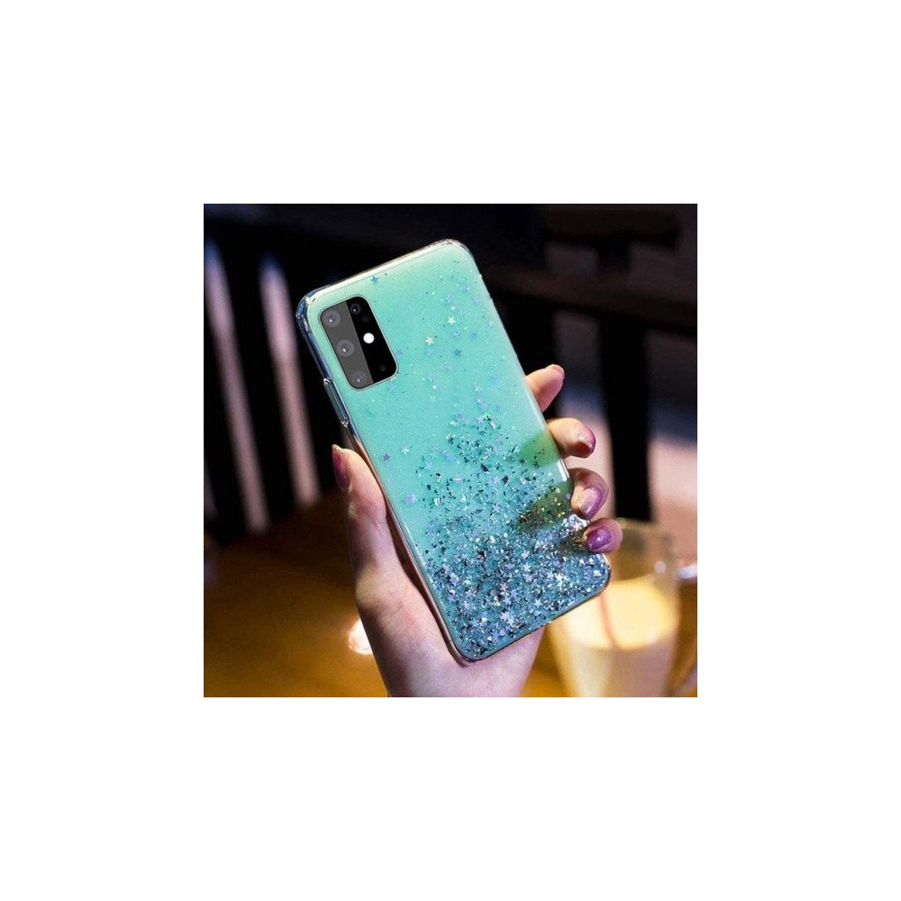 Калъф Sequins Glue Glitter за Huawei P30 Lite, Зелен