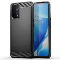 Калъф-Techsuit - Carbon Silicone - Oppo A54 5G / A74 5G / OnePlus Nord N200 5G - Black