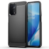 Калъф-Techsuit - Carbon Silicone - Oppo A54 5G / A74 5G / OnePlus Nord N200 5G - Black