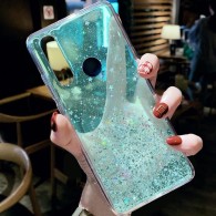 Калъф Sequins Glue Glitter за Huawei P30 Lite, Зелен