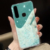 Калъф Sequins Glue Glitter за Huawei P30 Lite, Зелен