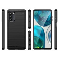 Калъф-Techsuit - Carbon Silicone - Motorola Moto G52 4G / Moto G82 5G - Black