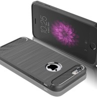 Калъф-Techsuit - Carbon Silicone - iPhone 6 / 6s - Black