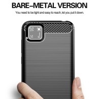 Калъф-Techsuit - Carbon Silicone - Huawei Y5p - Black