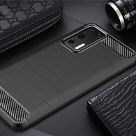 Калъф-Techsuit - Carbon Silicone - Huawei P40 Pro - Black