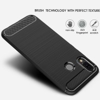 Калъф-Techsuit - Carbon Silicone - Huawei P20 lite - Black