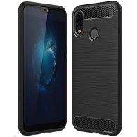 Калъф-Techsuit - Carbon Silicone - Huawei P20 lite - Black