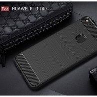 Калъф-Techsuit - Carbon Silicone - Huawei P10 Lite - Black