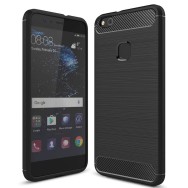 Калъф-Techsuit - Carbon Silicone - Huawei P10 Lite - Black