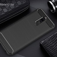 Калъф-Techsuit - Carbon Silicone - Huawei Mate 10 Lite - Black