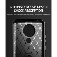 Калъф-TechSuit - Carbon Silicone - Nokia 3.4 - Black
