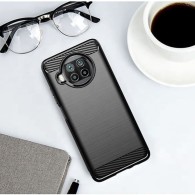 Калъф-TechSuit - Carbon Silicone - Xiaomi Mi 10T Lite 5G - Black