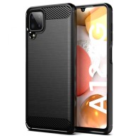 Калъф-Techsuit - Carbon Silicone - Samsung Galaxy A12 / A12 Nacho - Black