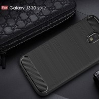 Калъф-Techsuit - Carbon Silicone - Samsung Galaxy J3 2017 - Black