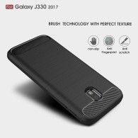 Калъф-Techsuit - Carbon Silicone - Samsung Galaxy J3 2017 - Black