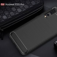 Калъф-Techsuit - Carbon Silicone - Huawei P20 Pro - Black