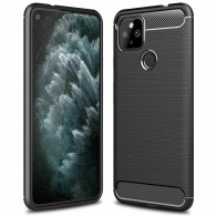Калъф-Techsuit - Carbon Silicone - Google Pixel 5 - Black