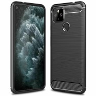Калъф-Techsuit - Carbon Silicone - Google Pixel 5 - Black