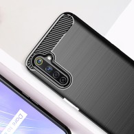 Калъф-Techsuit - Carbon Silicone - Realme 6 Pro - Black