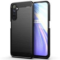 Калъф-Techsuit - Carbon Silicone - Realme 6 Pro - Black