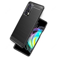 Калъф-Techsuit - Carbon Silicone - Motorola Edge 20 5G - Black