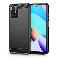 Калъф-Techsuit - Carbon Silicone - Xiaomi Redmi 10 2021 / Redmi 10 2022 - Black