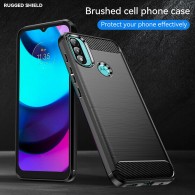 Калъф-Techsuit - Carbon Silicone - Motorola Moto E20 / Moto E30 / Moto E40 - Black