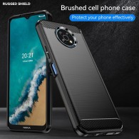Калъф-Techsuit - Carbon Silicone - Nokia G50 - Black