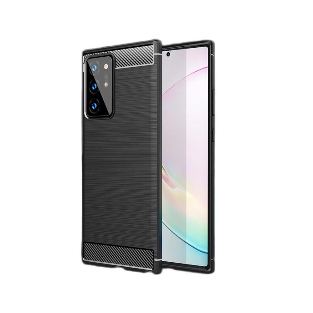 Калъф-Techsuit - Carbon Silicone - Samsung Galaxy Note 20 Ultra / Note 20 Ultra 5G - Black