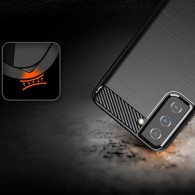 Калъф-Techsuit - Carbon Silicone - Samsung Galaxy S21 Plus 5G - Black