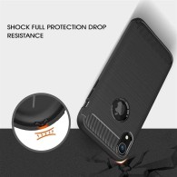Калъф-Techsuit - Carbon Silicone - iPhone XR - Black