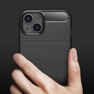 Калъф-Techsuit - Carbon Silicone - iPhone 13 - Black