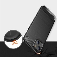 Калъф-Techsuit - Carbon Silicone - iPhone 13 - Black
