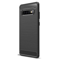 Калъф-Techsuit - Carbon Silicone - Samsung Galaxy S10 Plus - Black