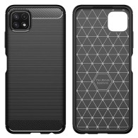 Калъф-Techsuit - Carbon Silicone - Samsung Galaxy A22 5G - Black