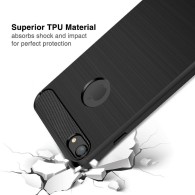 Калъф-TechSuit - Carbon Silicone - iPhone SE 2, SE 2020 / SE 3, SE 2022 - Black