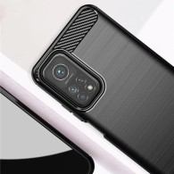 Калъф-TechSuit - Carbon Silicone - Xiaomi Mi 10T 5G / Mi 10T Pro 5G - Black