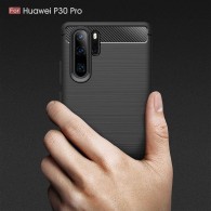 Калъф-Techsuit - Carbon Silicone - Huawei P30 Pro / P30 Pro New Edition - Black