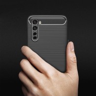 Калъф-Techsuit - Carbon Silicone - OnePlus Nord 5G - Black